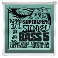 P02850 5-String Slinky Nickel Wound Super Long Scale Electric Bass Strings 45-130 - 5-saiten-set