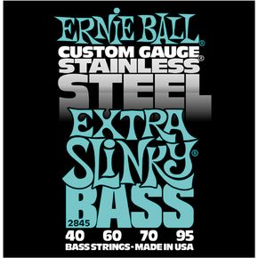 Ernie Ball Jeu De 4 Cordes Bass (4) 2845 Custom Gauge Stainless Steel Extra Slinky - E-Bass Saiten - Variation 1