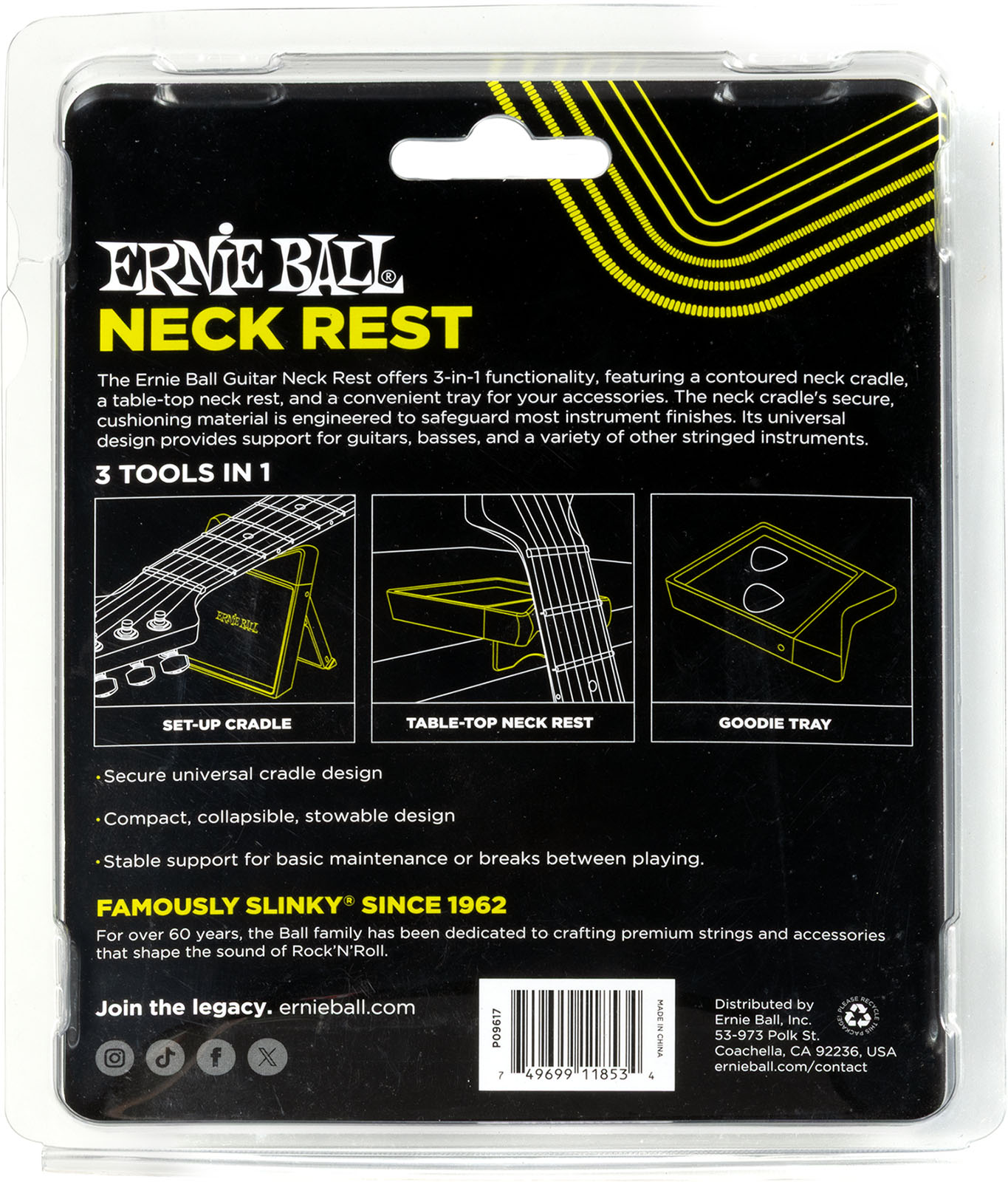 Ernie Ball Support De Manche De Guitare - Care & Cleaning Gitarre - Variation 4