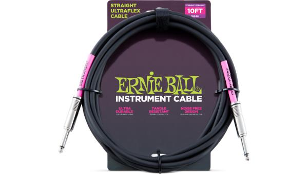 Kabel Ernie ball Ultraflex - 3m - Black
