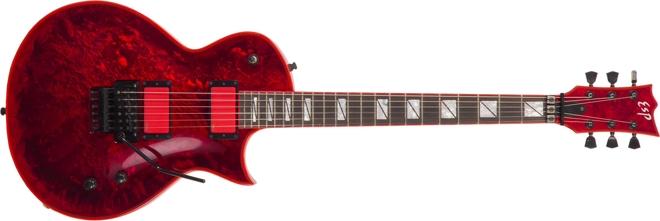 Esp Custom Shop Gary Holt Ec Jap Signature 2h Emg Fr Eb #e935022 - Liquid Metal Lava - Single-Cut-E-Gitarre - Main picture