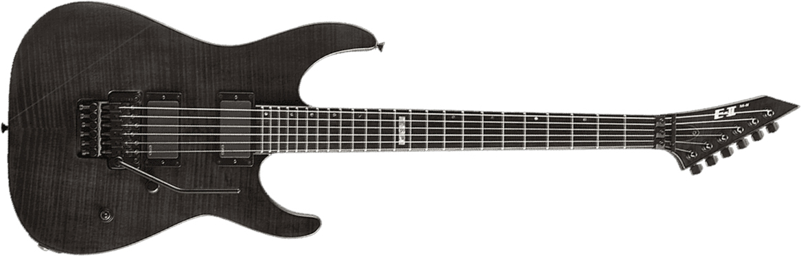 Esp E-ii M-ii Neck Thru Japon Hh Emg Fr Eb - See Thru Black - E-Gitarre in Str-Form - Main picture