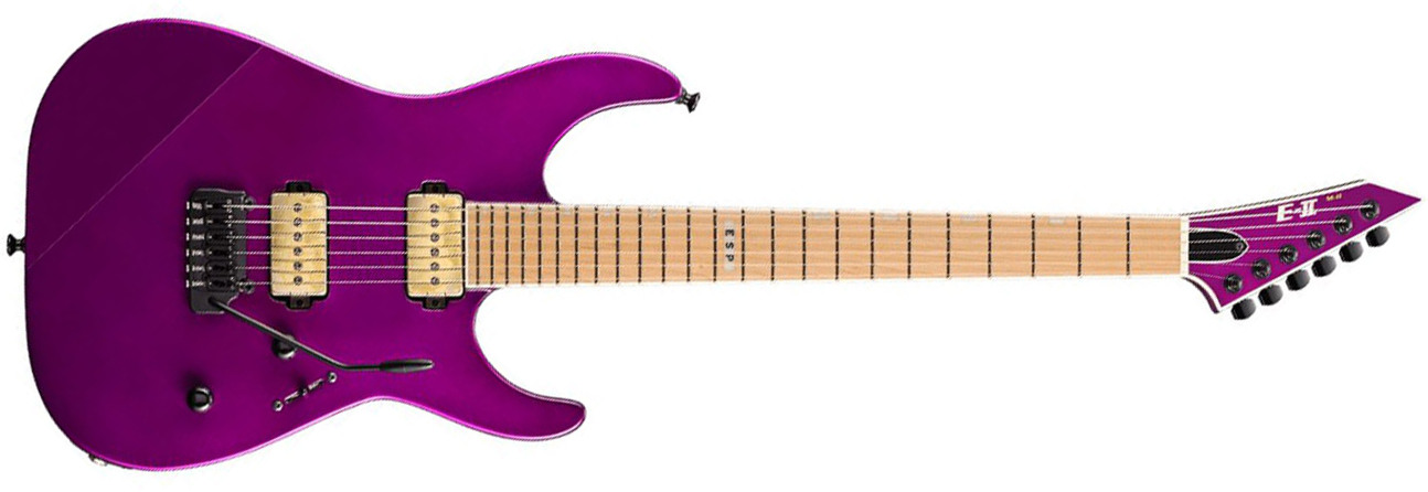 Esp E-ii Mii Hst P Jap 2s P90 Bare Knuckle Trem Mn - Voodoo Purple - E-Gitarre in Str-Form - Main picture