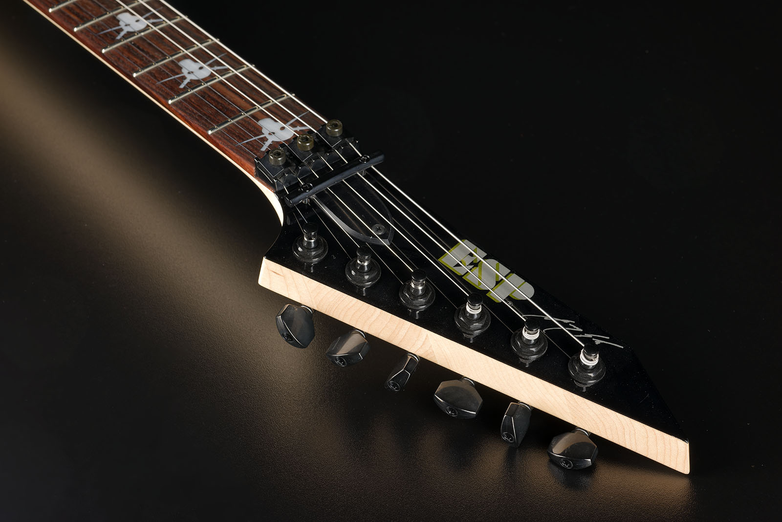 Esp Custom Shop George Lynch Skulls & Snakes Jap Signature Hst Fr Rw - Custom Graphic - E-Gitarre aus Metall - Variation 4