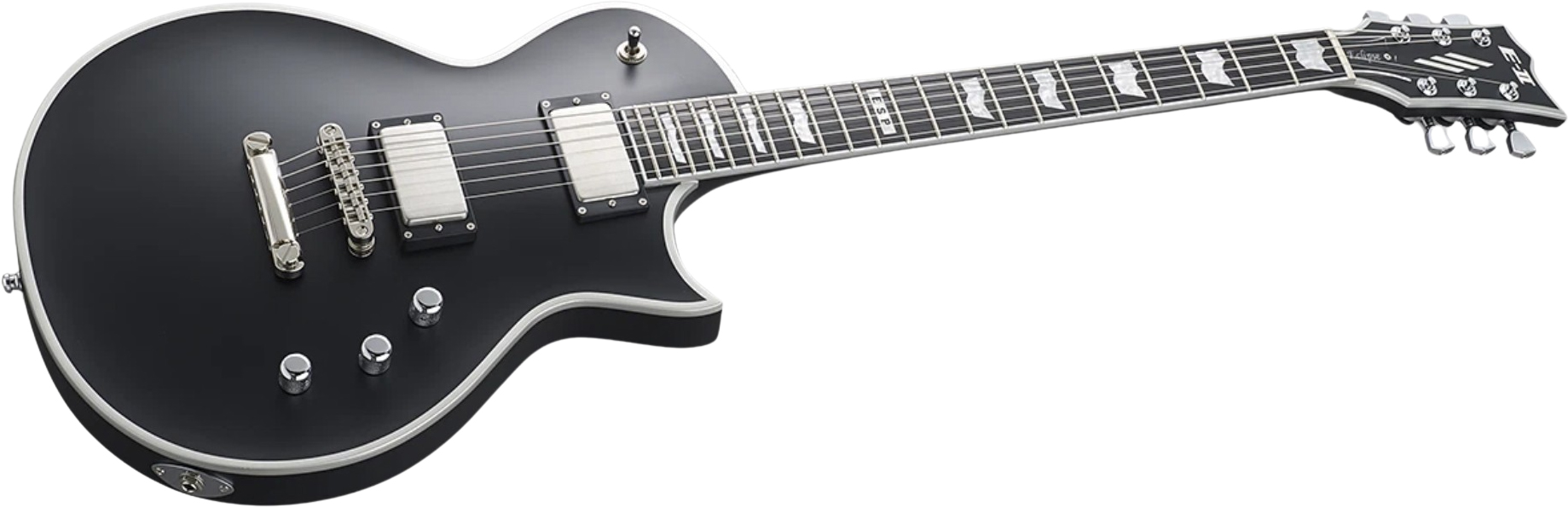 Esp E-ii Eclipse Bb Jap 2h Emg Ht Eb - Black Satin - Single-Cut-E-Gitarre - Variation 1