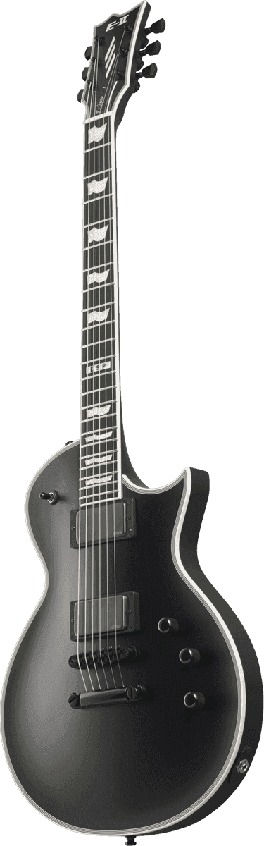 Esp Eclipse Jap 2h Emg Ht Eb - Black Satin - Single-Cut-E-Gitarre - Variation 1