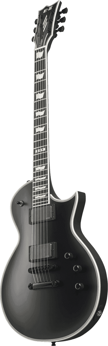 Esp Eclipse Hh Emg Ht Eb - Black Satin - Single-Cut-E-Gitarre - Variation 1