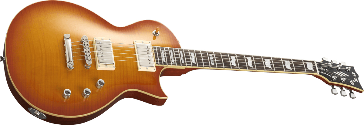 Esp E-ii Eclipse Japon Hh Seymour Duncan Ht Rw - Vintage Honey Burst - Single-Cut-E-Gitarre - Variation 1