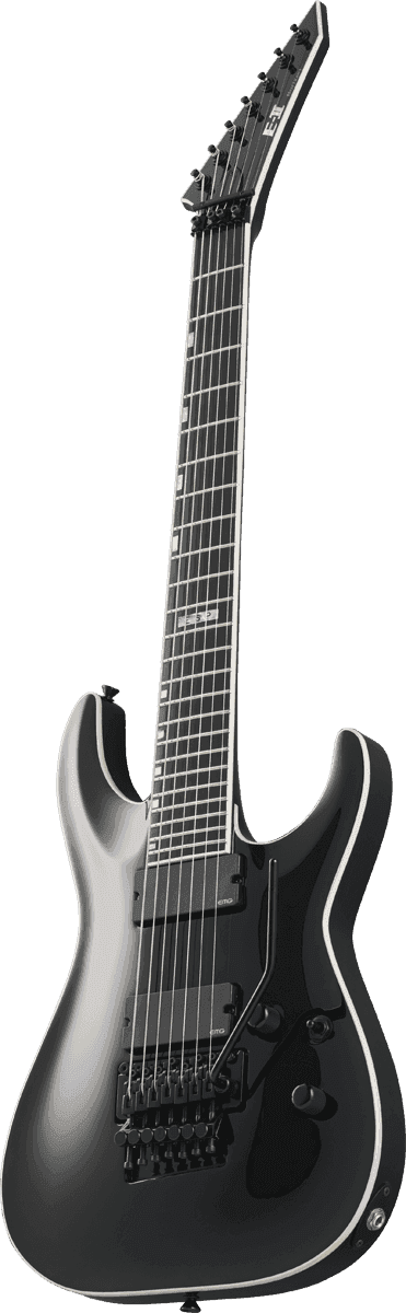 Esp E-ii Horizon Fr-7 Jap 7c 2h Emg Eb - Black - 7-saitige E-Gitarre - Variation 1