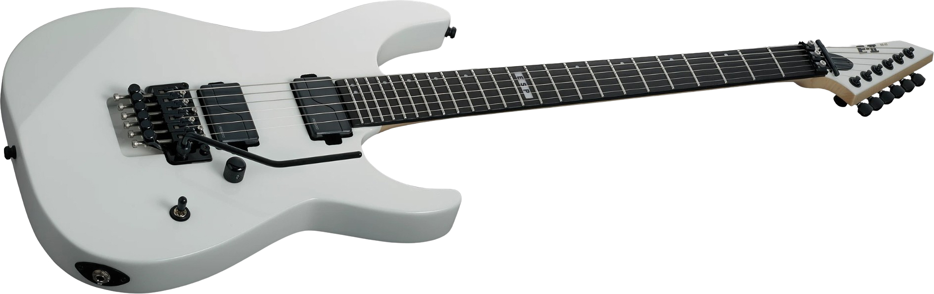 Esp E-ii M-ii Neck Thru Jap 2h Fr Eb - Snow White - E-Gitarre aus Metall - Variation 1