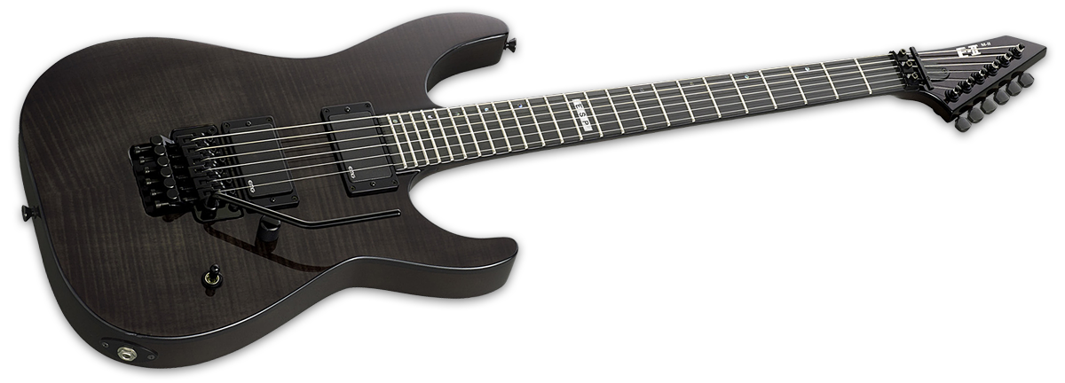 Esp E-ii M-ii Neck Thru Japon Hh Emg Fr Eb - See Thru Black - E-Gitarre in Str-Form - Variation 1