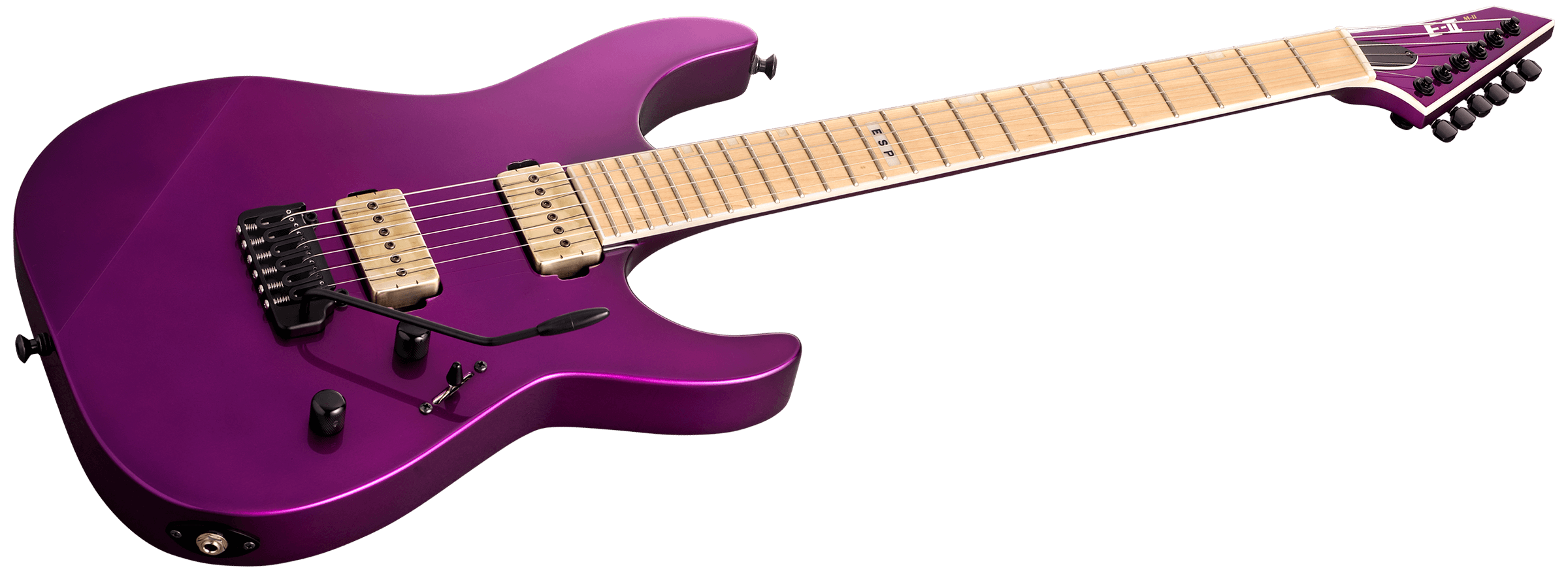 Esp E-ii Mii Hst P Jap 2s P90 Bare Knuckle Trem Mn - Voodoo Purple - E-Gitarre in Str-Form - Variation 2