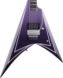 Alexi Laiho Hexed Signature - Purple Fade Satin w/ Ripped Pinstripes