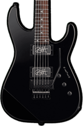 E-gitarre in str-form Esp Custom Shop Kirk Hammett KH-2 Neck Thru Body (Japan) - Black