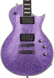Single-cut-e-gitarre Esp E-II EC-II Eclipse - Purple sparkle