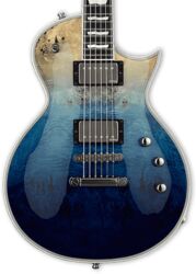 Single-cut-e-gitarre Esp E-II Eclipse - Blue natural fade