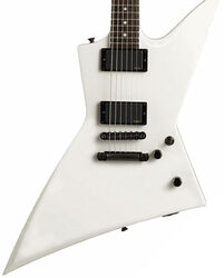 E-gitarre aus metall Esp E-II EX (EMG) - Snow white