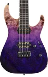 E-gitarre aus metall Esp E-II M-II 7 HT 7-String (Japan) - Purple natural fade