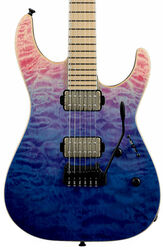 E-gitarre in str-form Esp E-II M-II HST QM Japan - Indigo purple fade