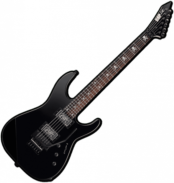 Solidbody e-gitarre Esp KH-2 Kirk Hammett Signature Neck-Thru - gloss black