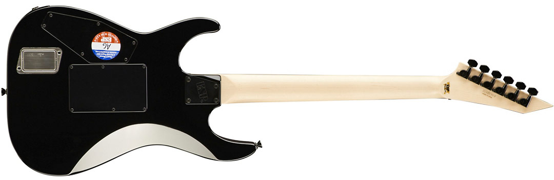 Esp Kirk Hammett Kh-2 Hh Emg Fr Rw - Black - E-Gitarre in Str-Form - Variation 1