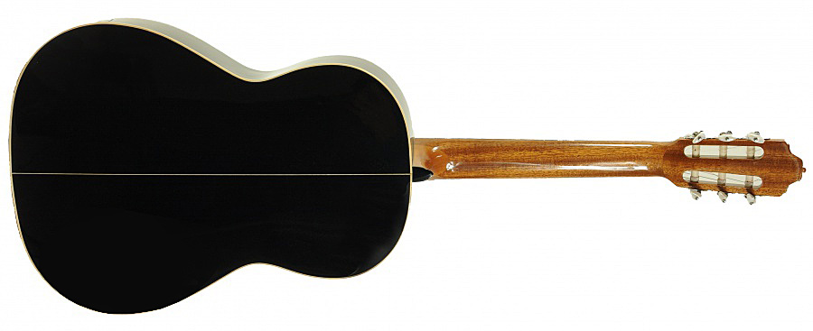 Esteve Gamberra Cedre Sycomore Rw - Black Gloss - Konzertgitarren 4/4 - Variation 2