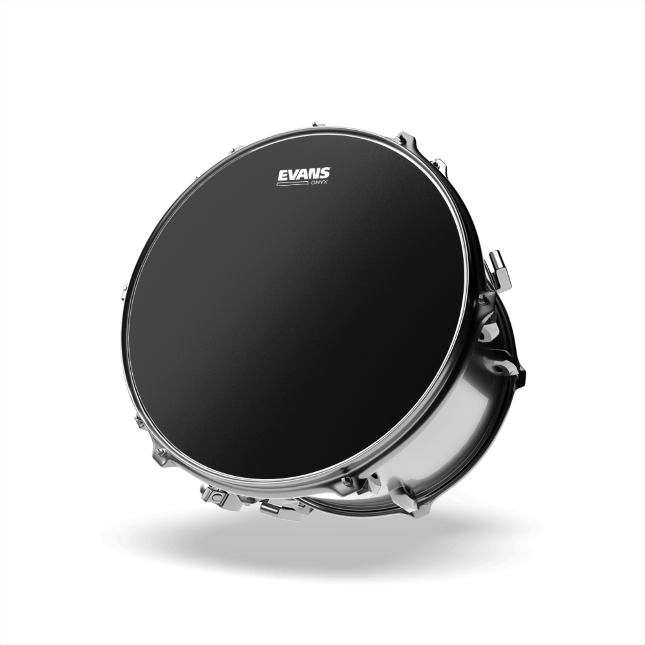 Evans B18onyx2 Onyx Tom Frappe Noire - 18 Pouces - Fell für Bass drum - Variation 2