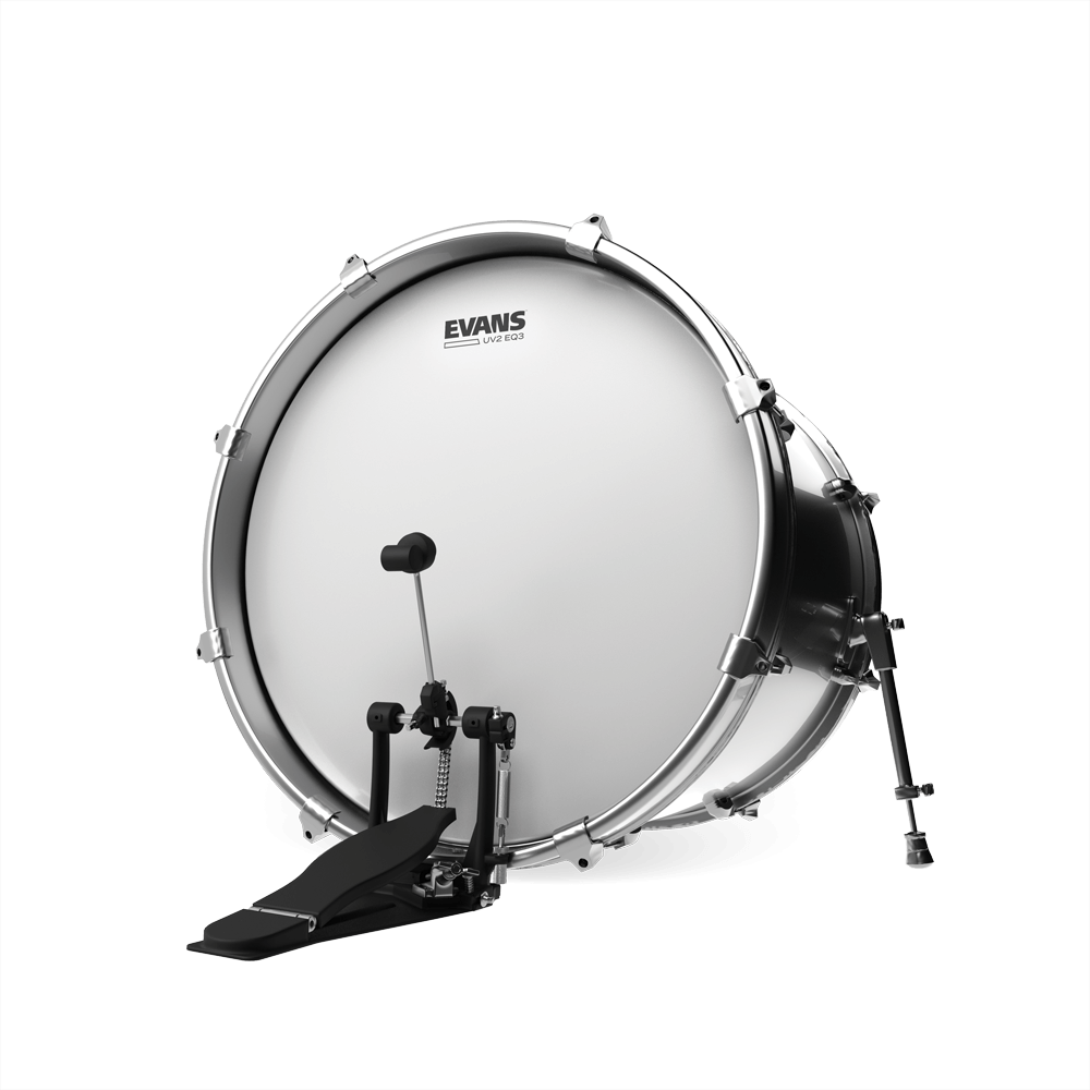 Evans Bd22gb3uv2 Eq3 Bass Drumhead - 22 Pouces - Fell für Tom - Variation 2
