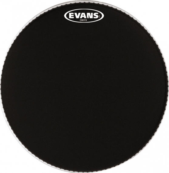 Evans B18onyx2 Onyx Tom Frappe Noire - 18 Pouces - Fell für Bass drum - Main picture