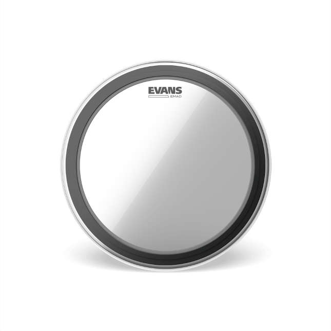 Evans Emad Clear Bass Batter - 20 Pouces - Fell für Bass drum - Main picture