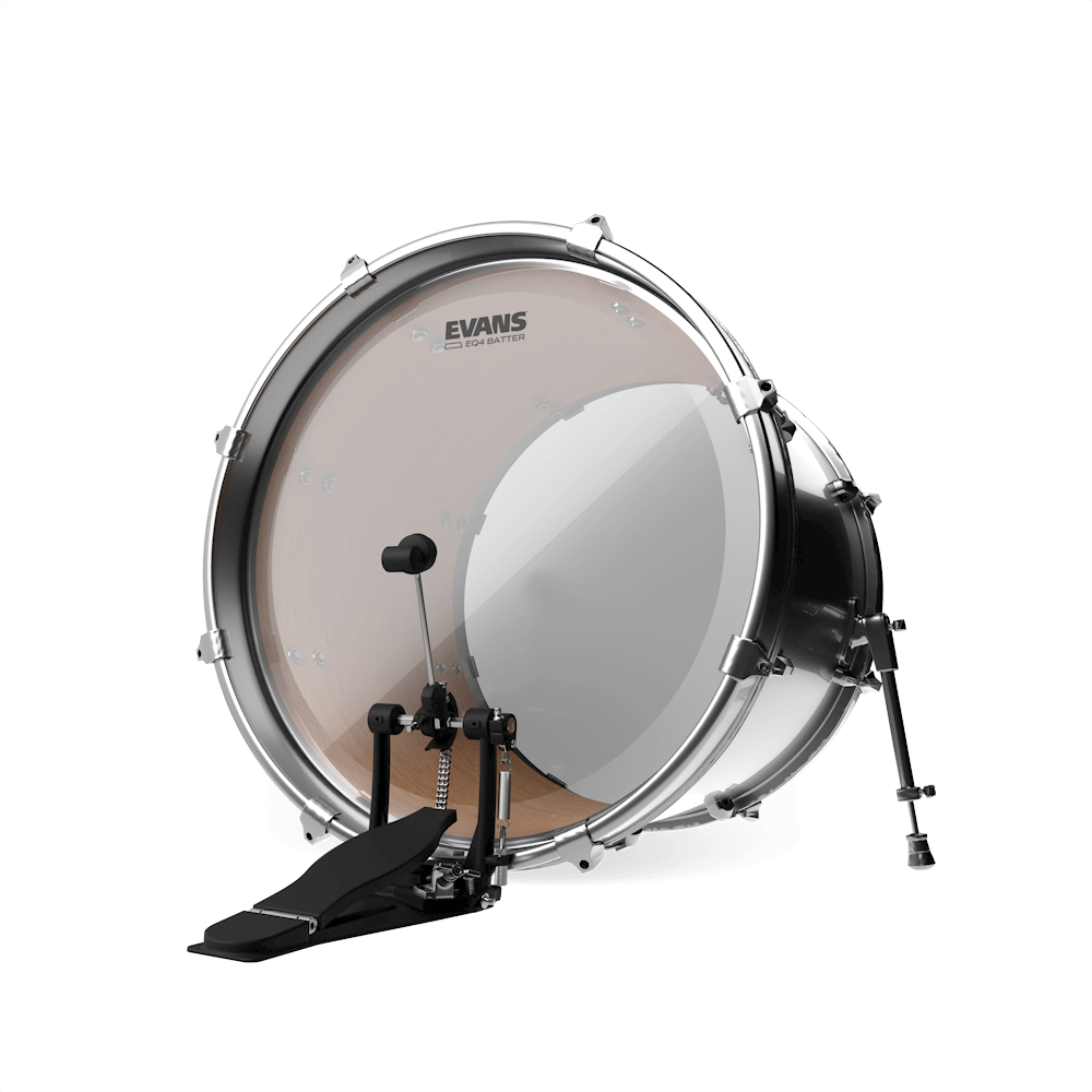 Evans Eq4 Clear Bass Drumhead, Bass Hoop Bd16gb4 - 16 Pouces - Fell für Bass drum - Main picture