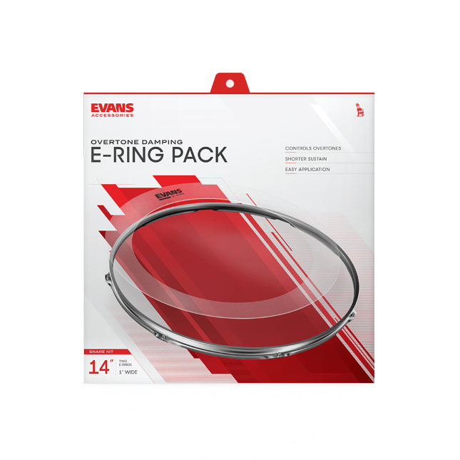 Evans E-ring Pack, Rock - Sound Control Ringe - Variation 2
