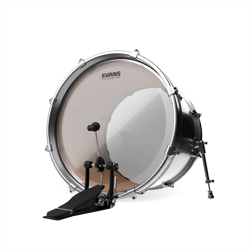 Evans Eq3 Clear Bass Drumhead Bd18gb3 - 18 Pouces - Fell für Bass drum - Variation 1