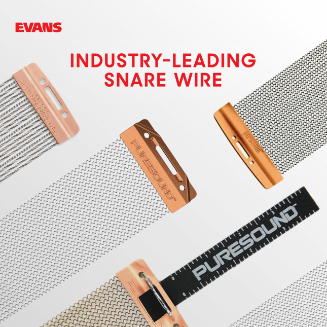 Evans Puresound Timbre De Caisse Claire Puresound Custom, 24 Brins, 14