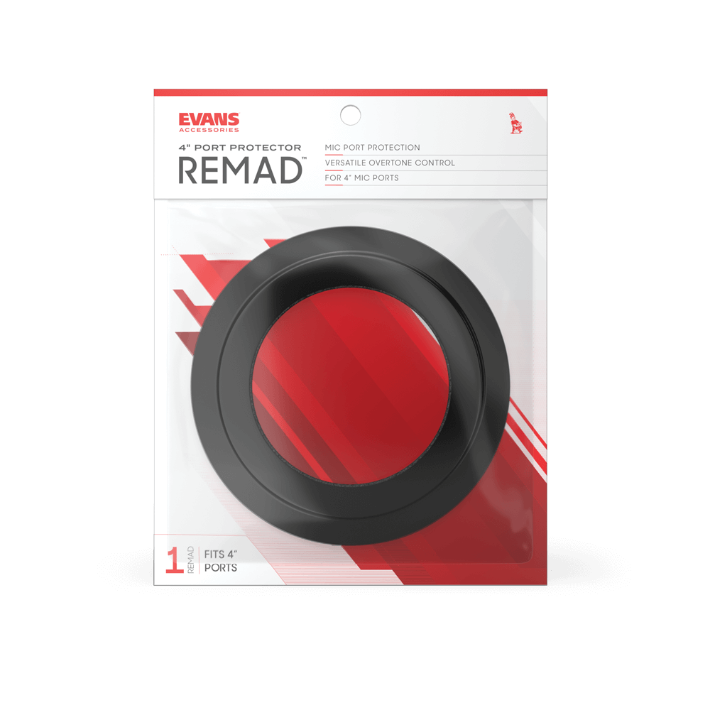 Evans Remad Port Hole Protector, 4 Inch - Sound Control Ringe - Variation 1