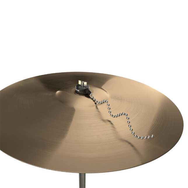 Evans Sizzler Pour Cymbale, Pack De Deux ChaÎnes - Sound Control Ringe - Variation 3