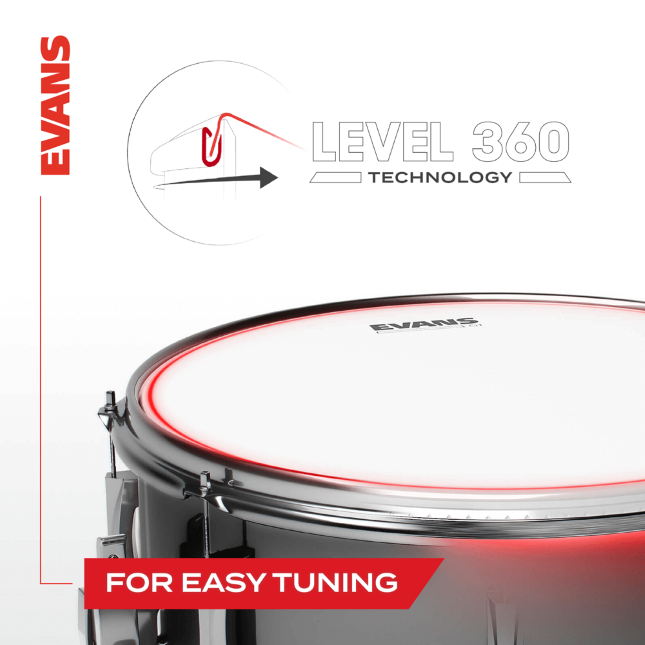 Evans Tt10 G2tom Frappe Genera G2 Clear 10 - 10 Pouces - Fell für Tom - Variation 1