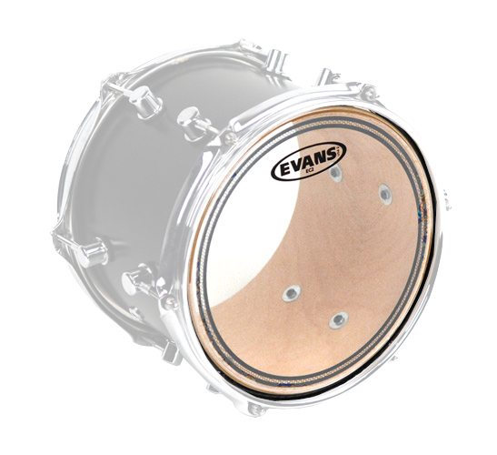 Evans Tt16ec2s  Ec2s Transparente 16 - 16 Pouces - Fell für Tom - Variation 1