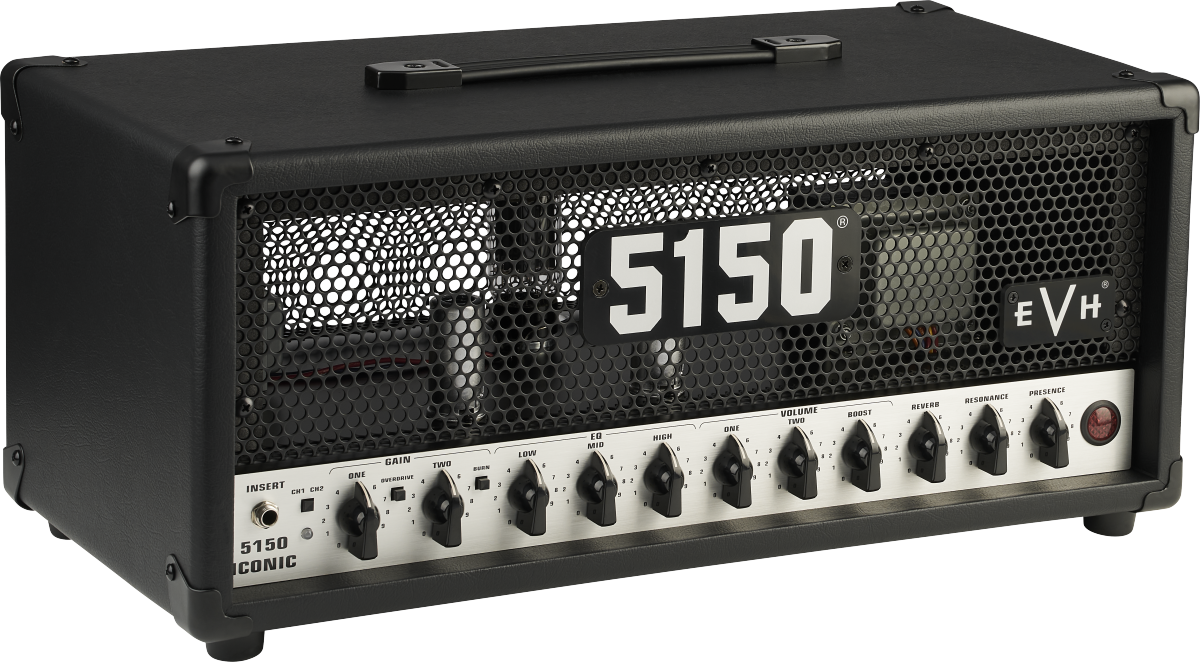 Evh 5150 Iconic 6l615w Head Black - E-Gitarre Topteil - Variation 2