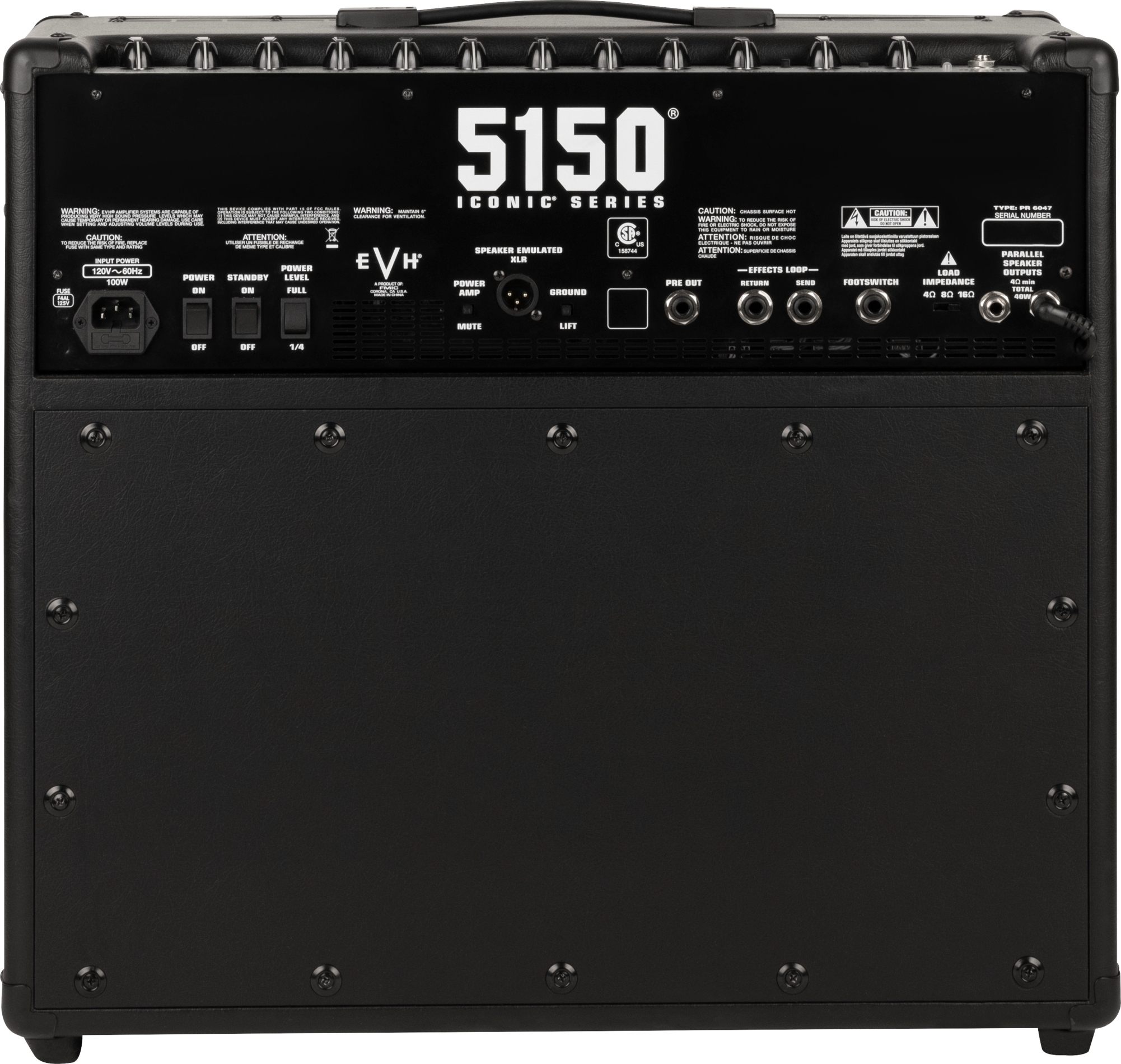 Evh 5150 Iconic Combo Black 40w 1x12 - Combo für E-Gitarre - Variation 2