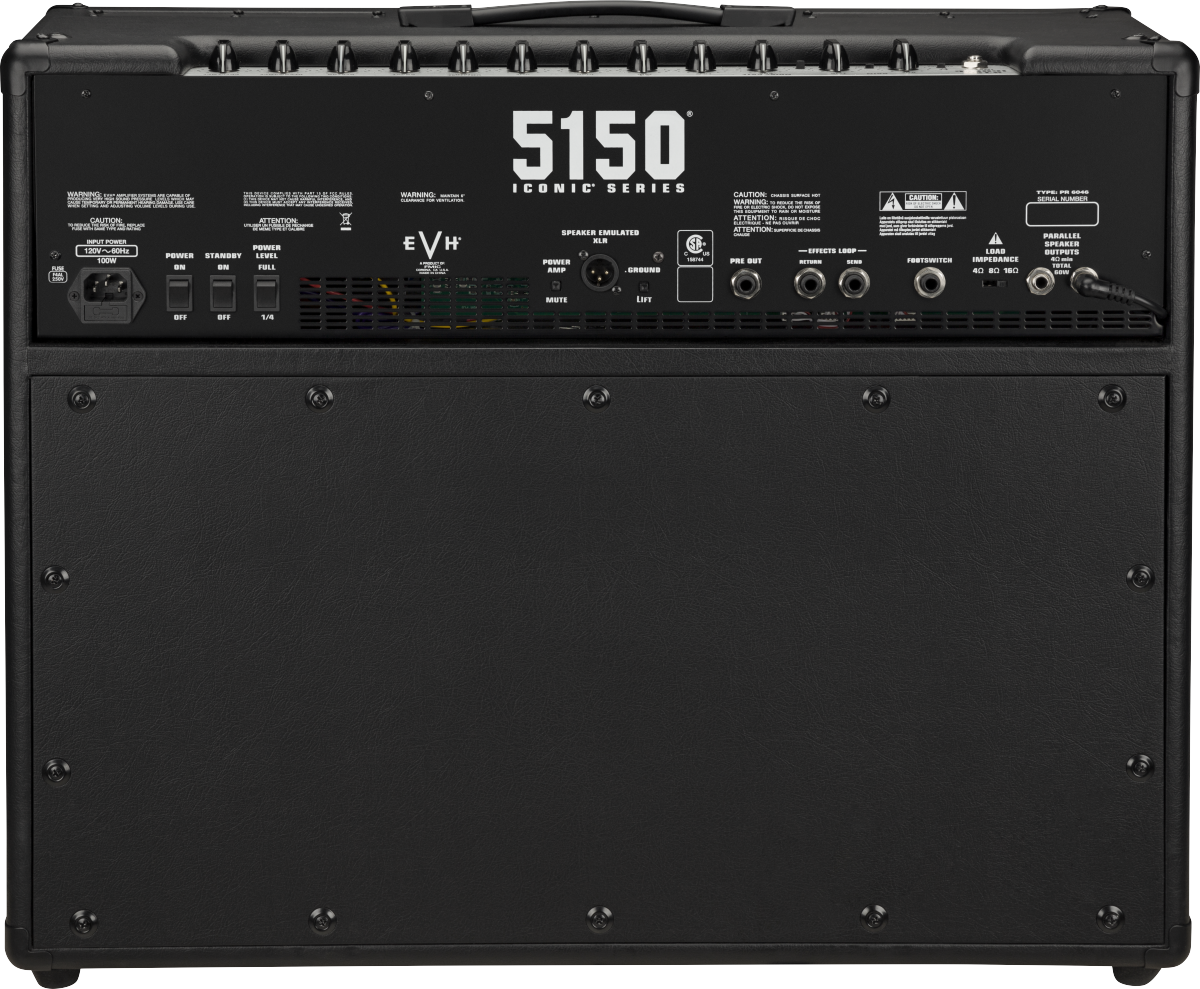 Evh 5150 Iconic Series Combo Black 60w 2x12 - Combo für E-Gitarre - Variation 1