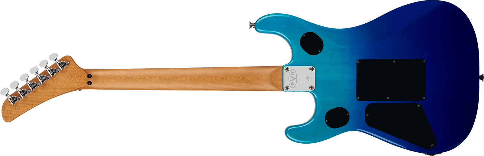 Evh 5150 Series Deluxe Qm Mex 2h Fr Mn - Pacific Drift - E-Gitarre in Str-Form - Variation 1