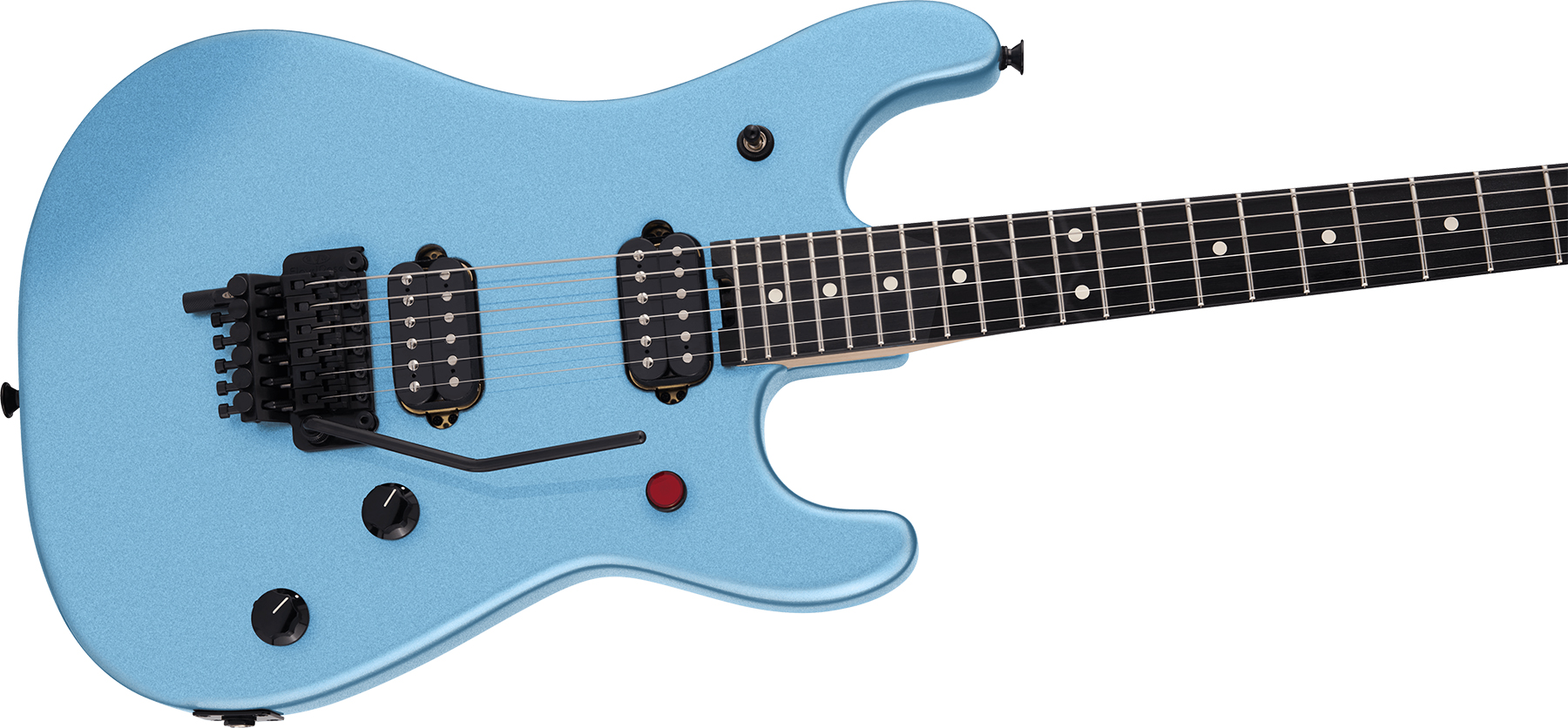 Evh 5150 Standard Mex 2h Fr Eb - Ice Blue Metallic - E-Gitarre in Str-Form - Variation 2