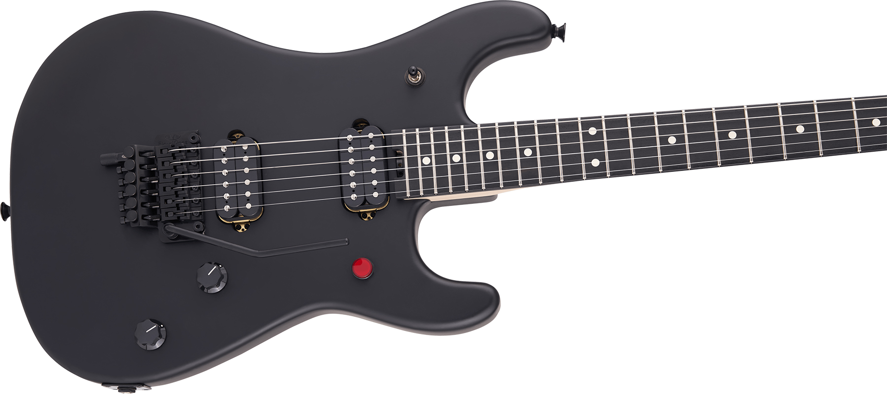 Evh 5150 Standard Mex 2h Fr Eb - Stealth Black - E-Gitarre in Str-Form - Variation 2