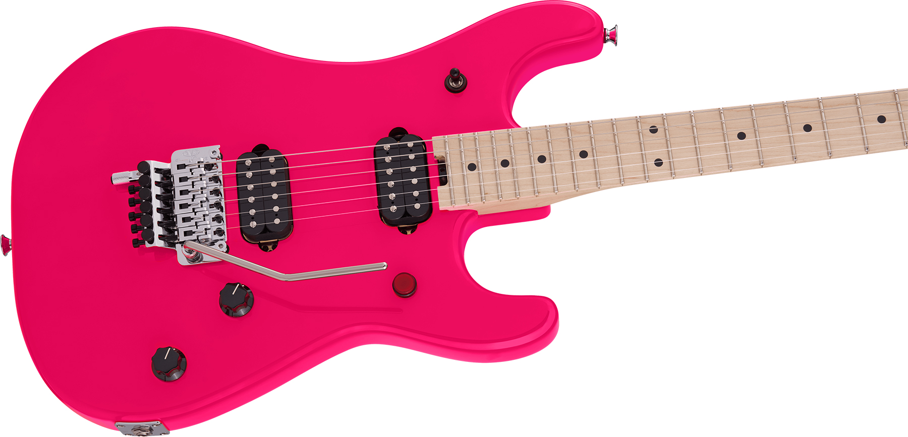 Evh 5150 Standard Mex 2h Fr Mn - Neon Pink - E-Gitarre in Str-Form - Variation 2