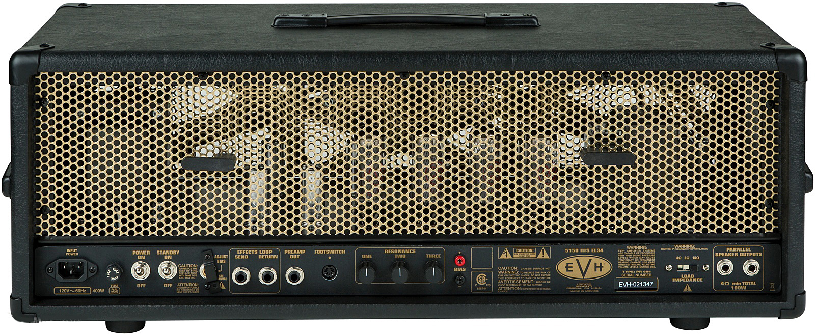 Evh 5150iiis 100w El34 Head Black & Gold - E-Gitarre Topteil - Variation 1