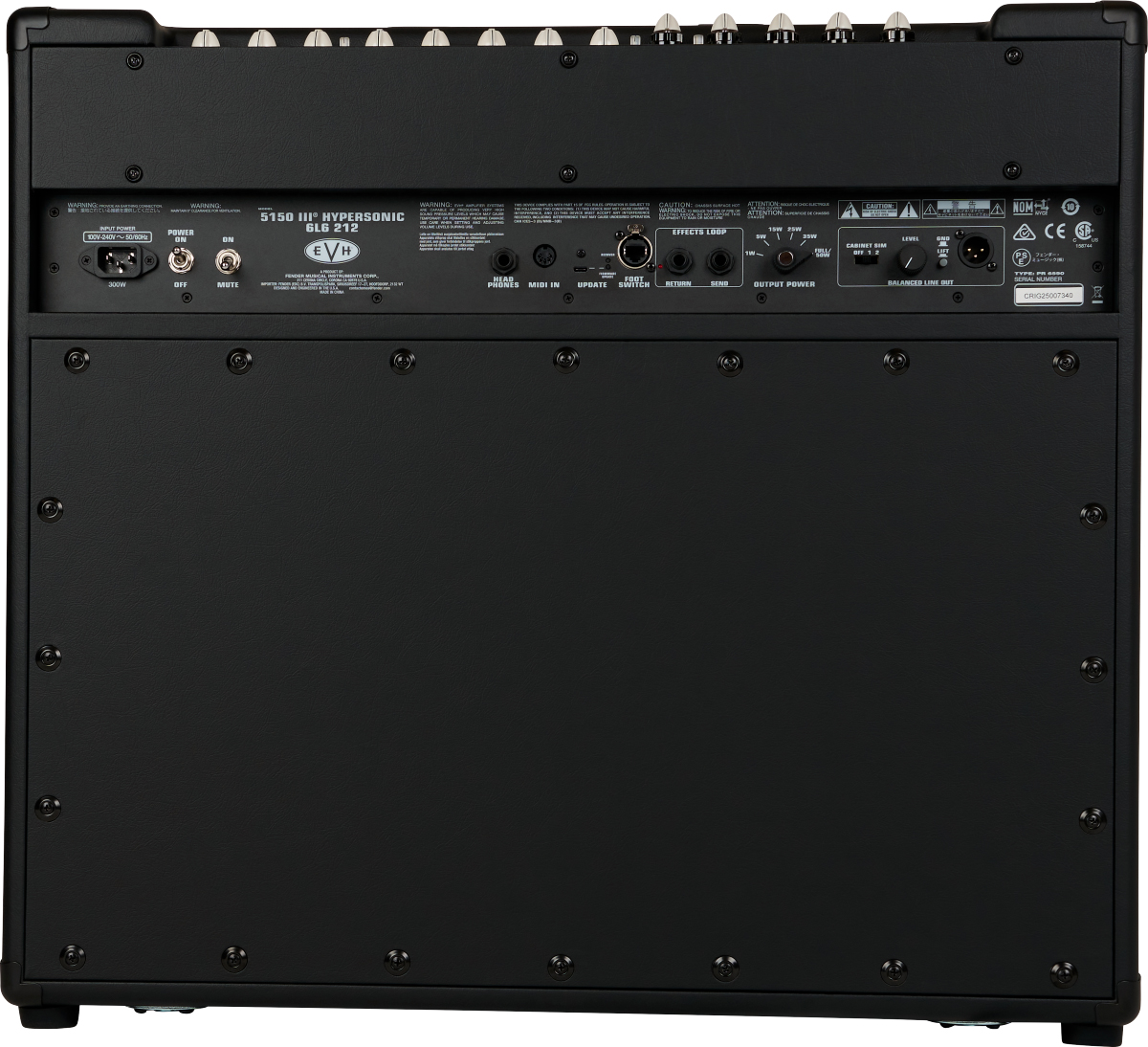 Evh 5150iii Hypersonic 6l6 2x12 Combo 50w - Combo für E-Gitarre - Variation 2