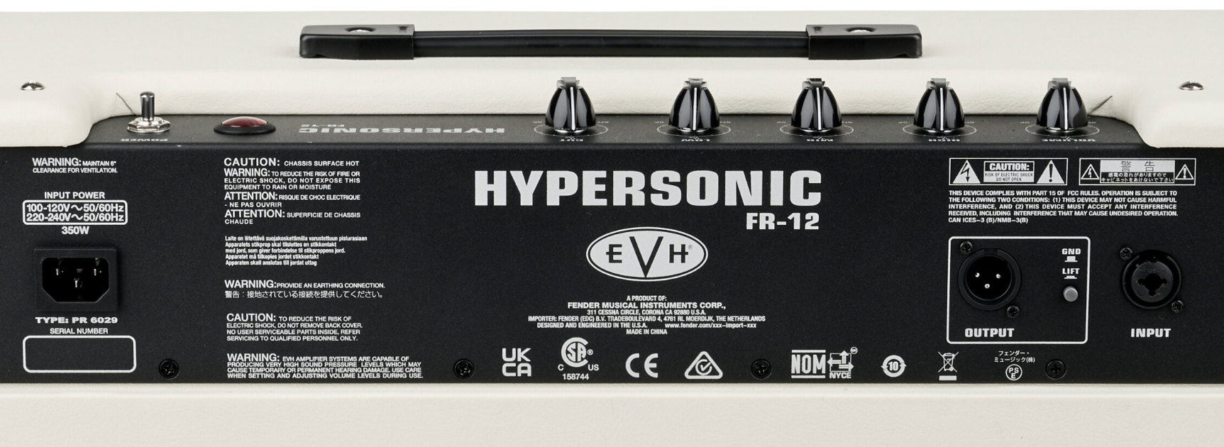 Evh 5150iii Hypersonic Fr12 1000w 1x12  Ivory - Boxen für E-Gitarre Verstärker - Variation 5