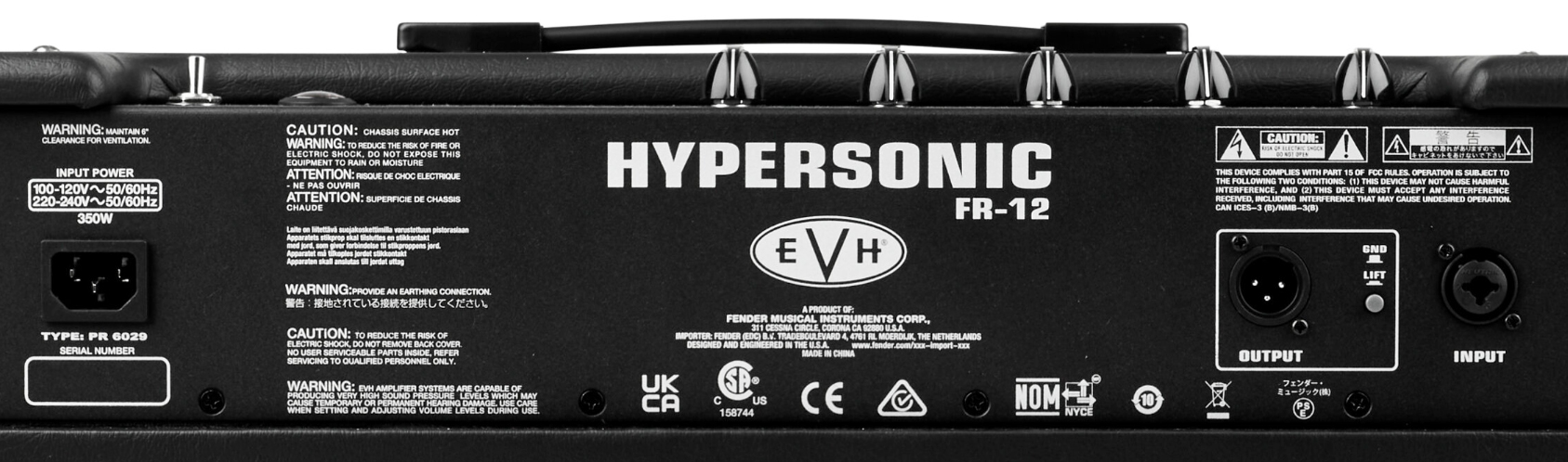 Evh 5150iii Hypersonic Fr12 1000w 1x12  Black - Boxen für E-Gitarre Verstärker - Variation 4