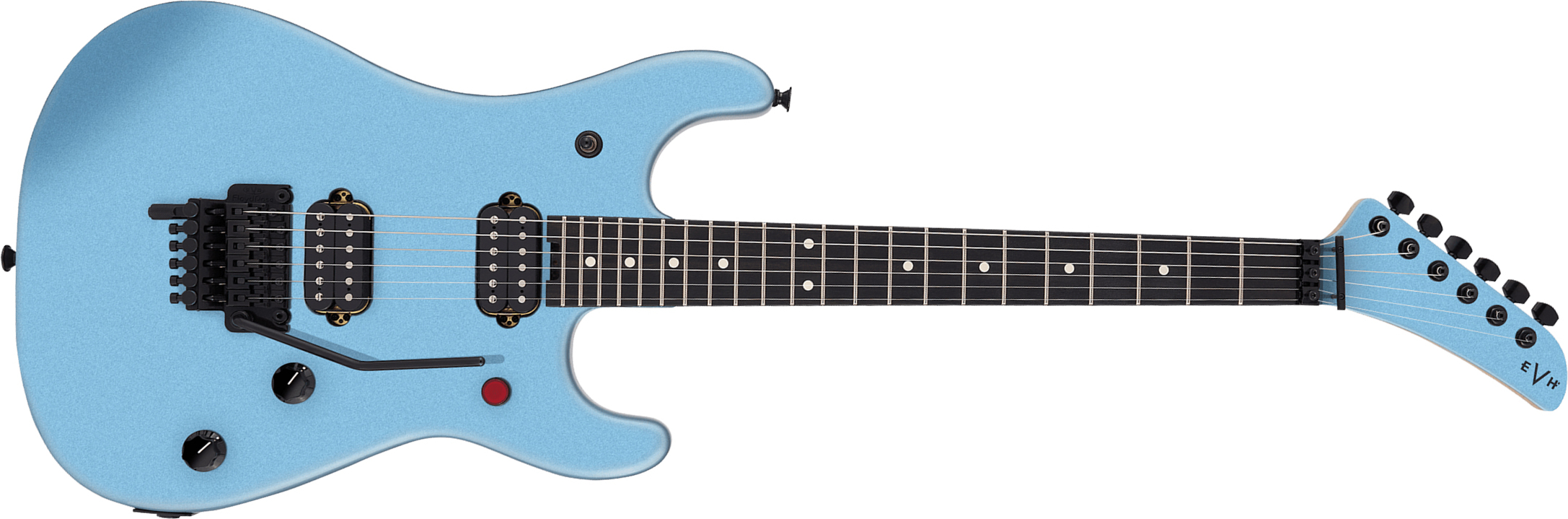 Evh 5150 Standard Mex 2h Fr Eb - Ice Blue Metallic - E-Gitarre in Str-Form - Main picture